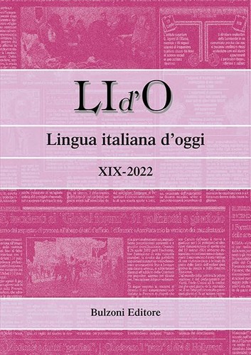 Lingua italiana d oggi - d'o., d'oggi