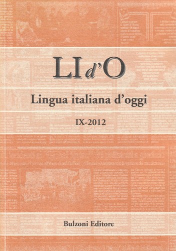 Lingua italiana d oggi - d'o.,