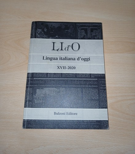 Lid lingua italiana oggi - lingua, d'oggi