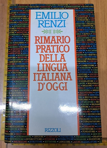 Emilio renzi rimario pratico - renzi,