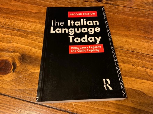 The italian language today - today, by