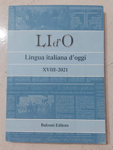 Lid lingua italiana oggi - lid'o, d'oggi