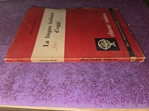 Lingua italiana oggi - d',