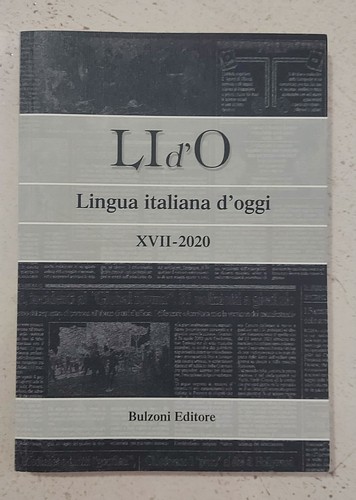 Lid lingua italiana oggi - lid'o, d'oggi